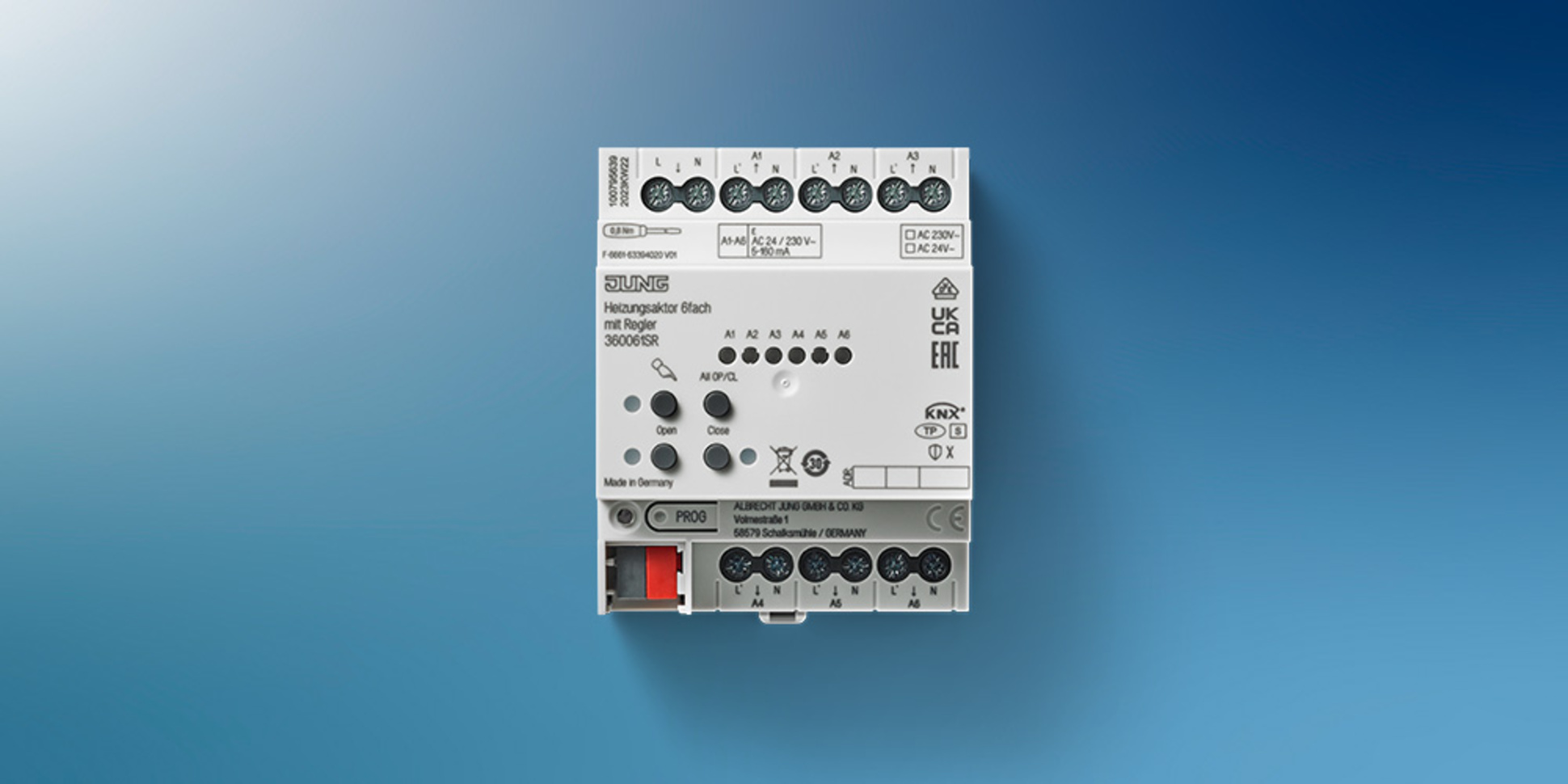 KNX Heizungsaktor 6-fach bei Electro Lude GmbH in Schnelldorf